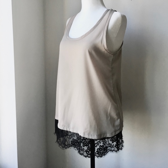 Audrey tunic with black lace trim - Picture 3 of 10
